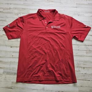 St Louis Cardinals Golf Polo Shirt Red Nike Fit Dry ALBERT PUJOLS #5 Men's LG